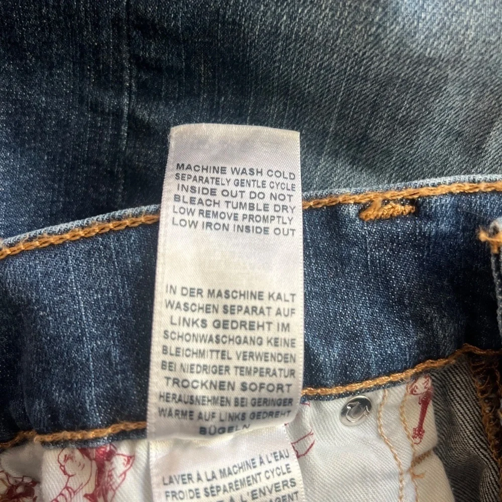True Religion Rocco No Flap Relaxed Skinny Denim Jeans Size 31